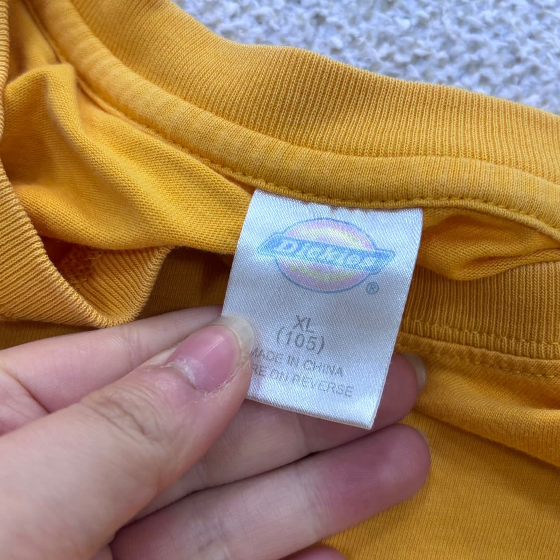 XL 디키즈 스몰로고 반팔 티셔츠 0403E 상품이미지3