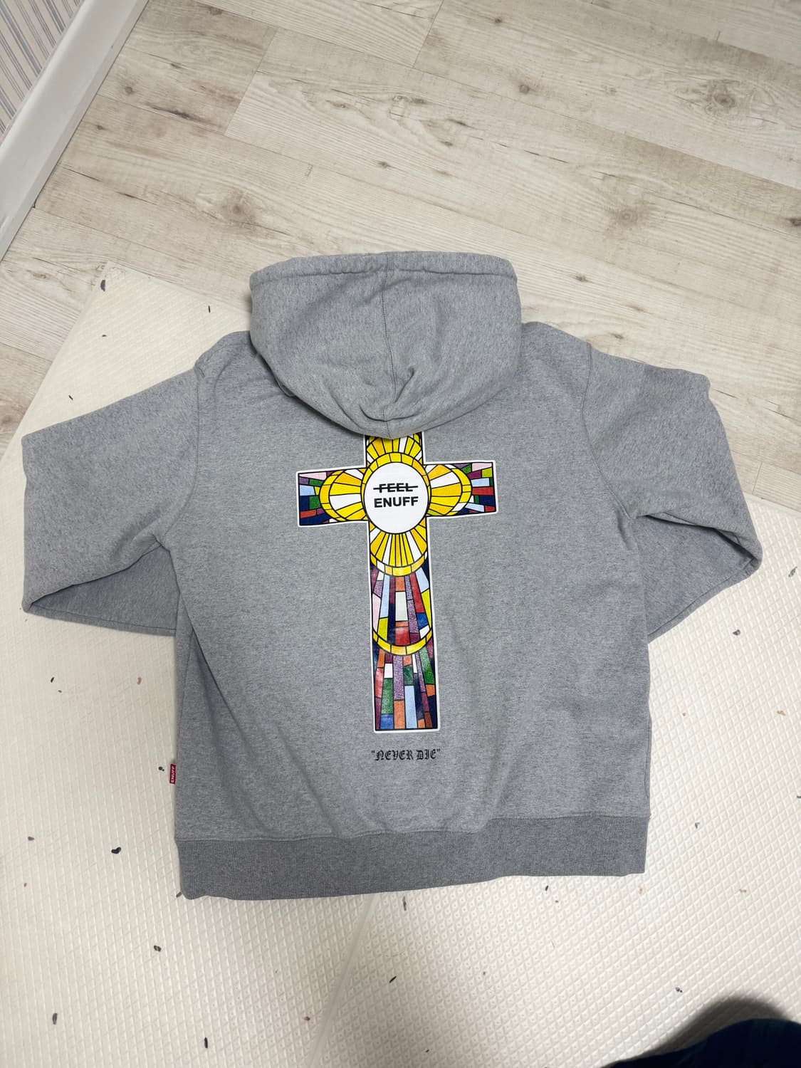 [L]필이너프 서울시티 십자가 후드티 L 상품이미지2