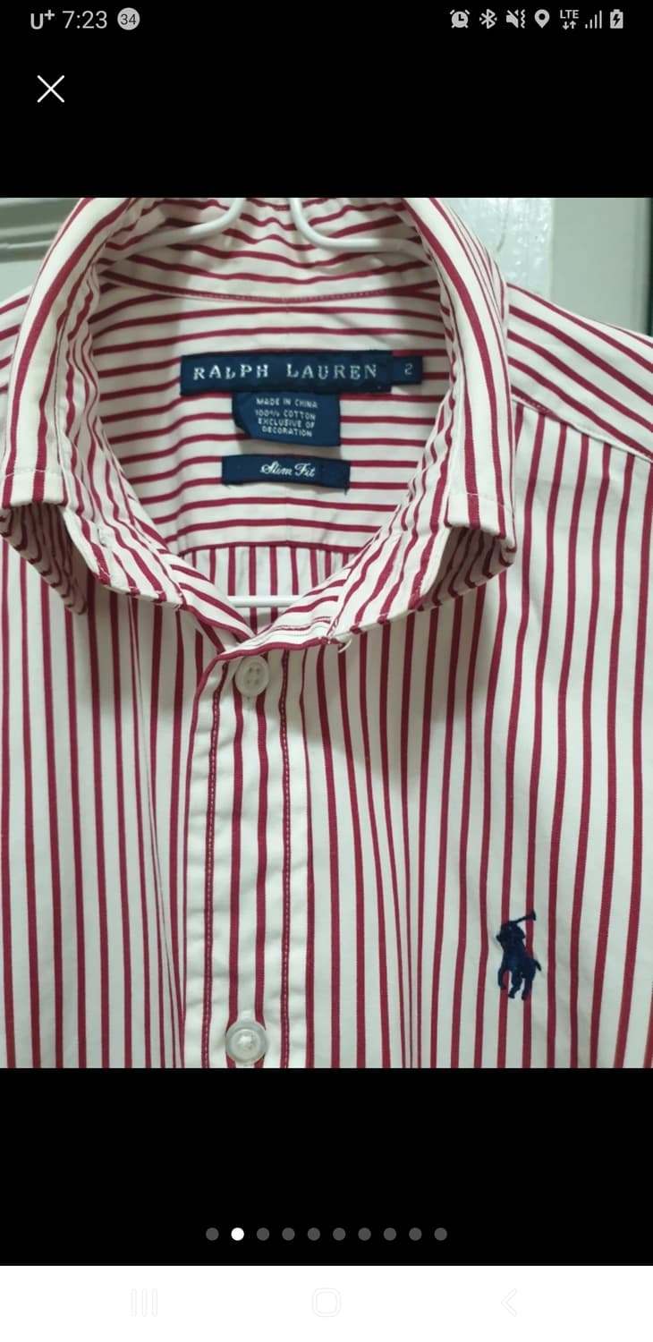 폴로랄프로렌 스트라이프 셔츠 2사이즈(44) 상품이미지2