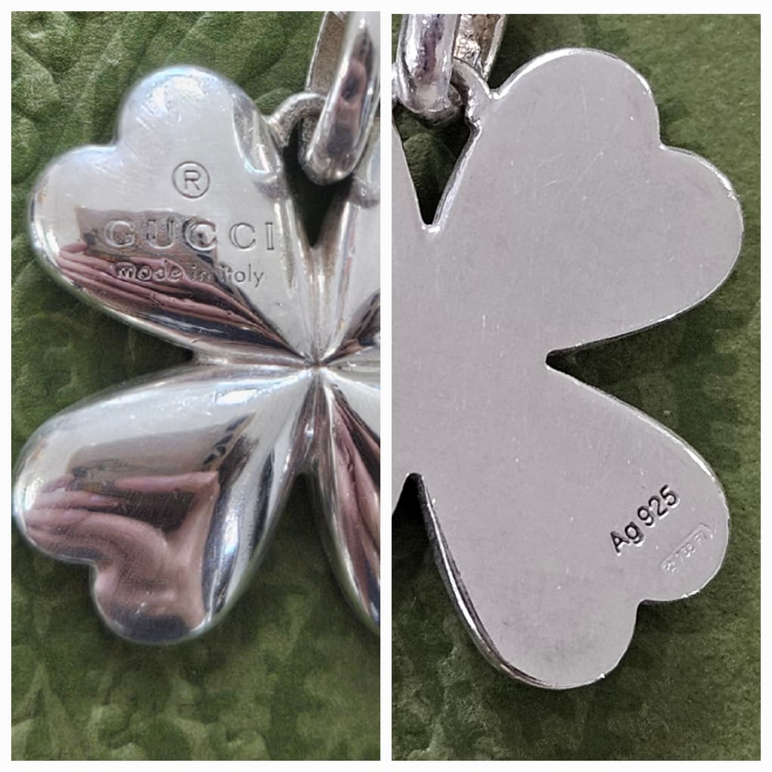 구찌 클로버 실버 목걸이 [정품/풀구성] 상품이미지3