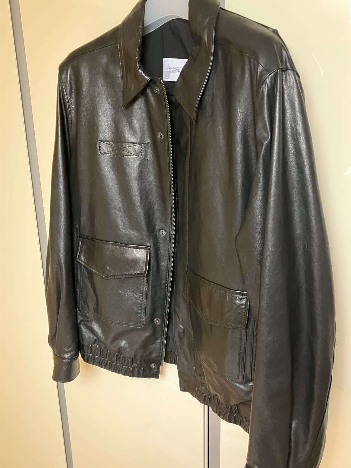 해칭룸 램스킨 a2레더자켓 상품이미지1