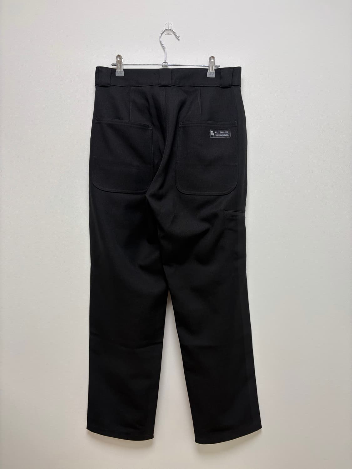 윌리차바리아 블랙 워크 팬츠 상품이미지2