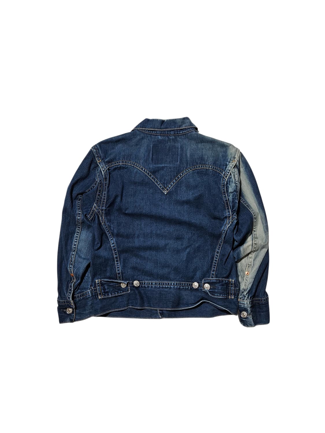 2000's 리바이스 하드페이딩 타입원 트러커 자켓 청자켓 L 상품이미지3