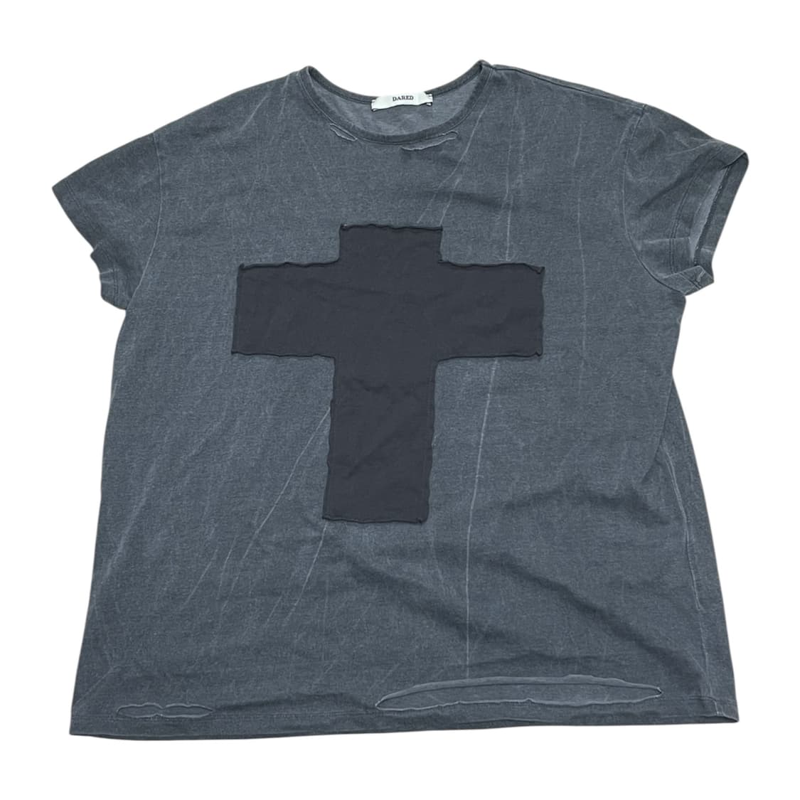 데어드 PATIENT DAMAGED 반팔 티셔츠 빈티지 차콜 상품이미지2