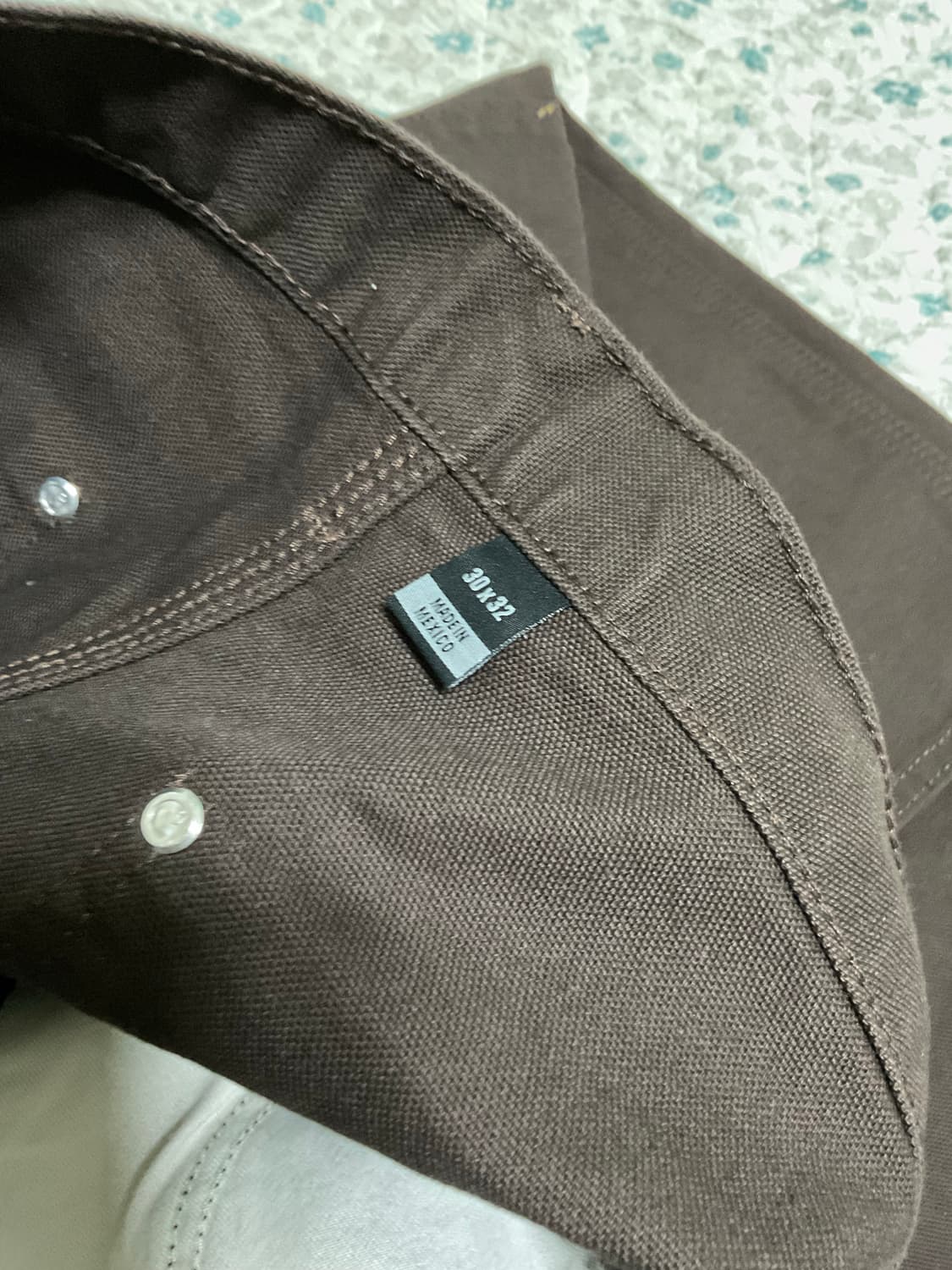 칼하트 더블니 팬츠 B138 dkb 30x32 상품이미지4