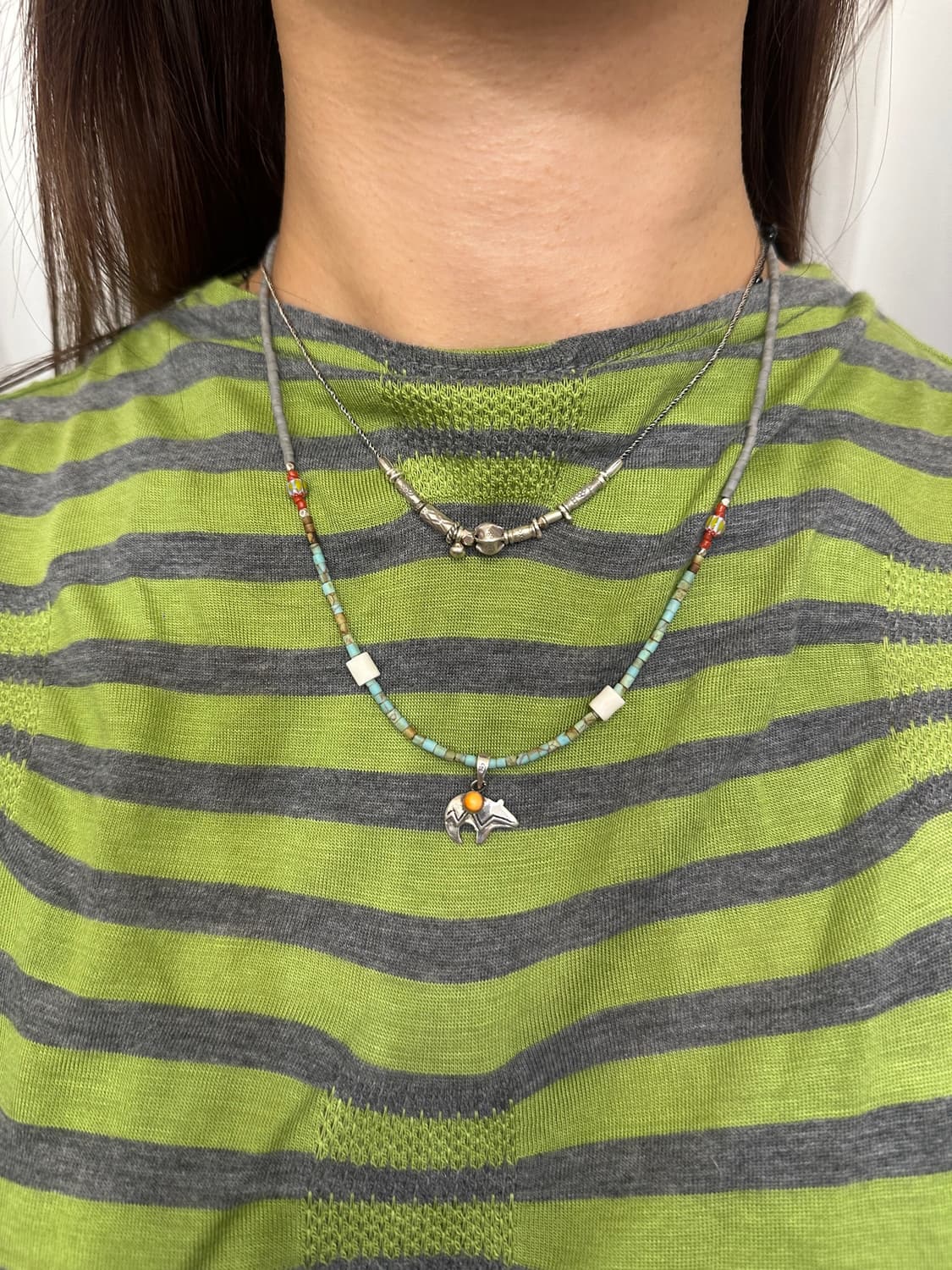 Vintage Navajo Bear 925 Silver Pendant T 상품이미지8