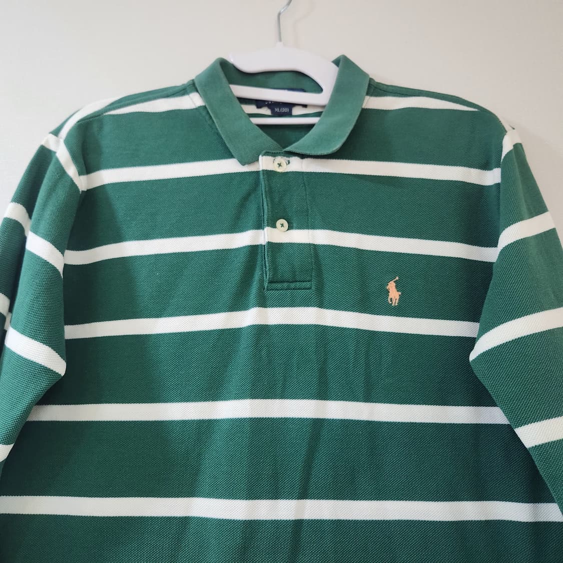 폴로랄프로렌 로고 스트라이프 PK 긴팔티 M 상품이미지2