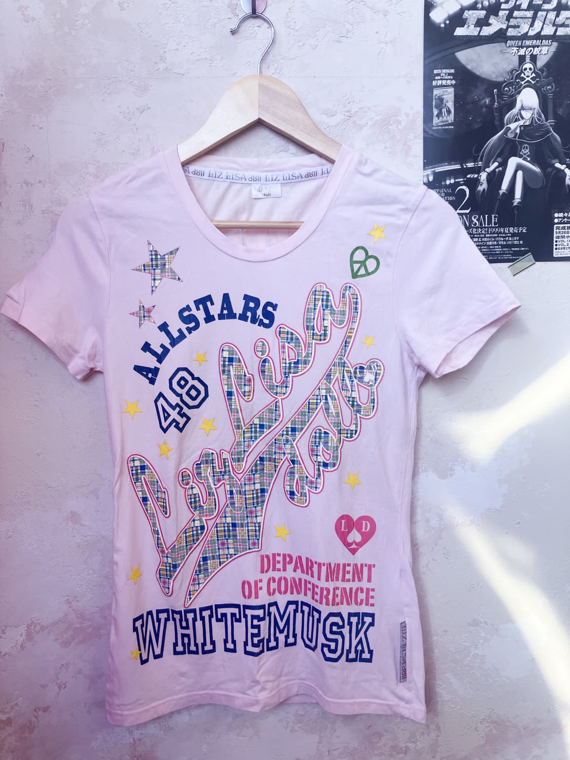 리즈리사돌 딸기우유 반소매 티셔츠 상품이미지2