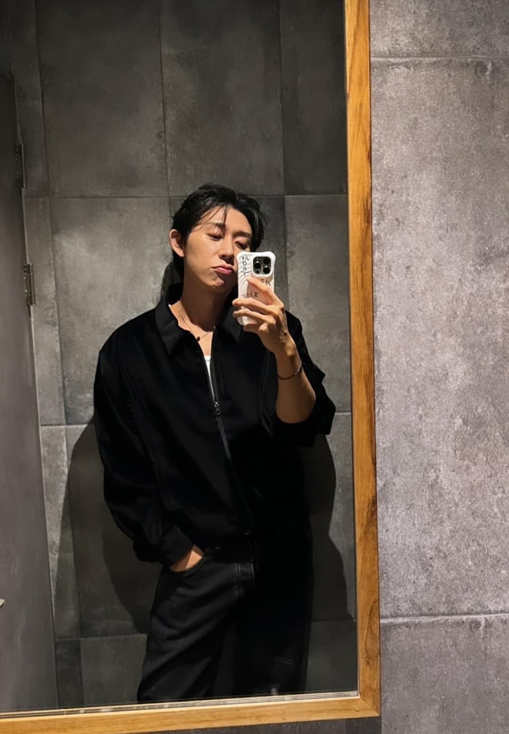 택o) 아모멘토 벨벳자켓 M 새상품 상품이미지4