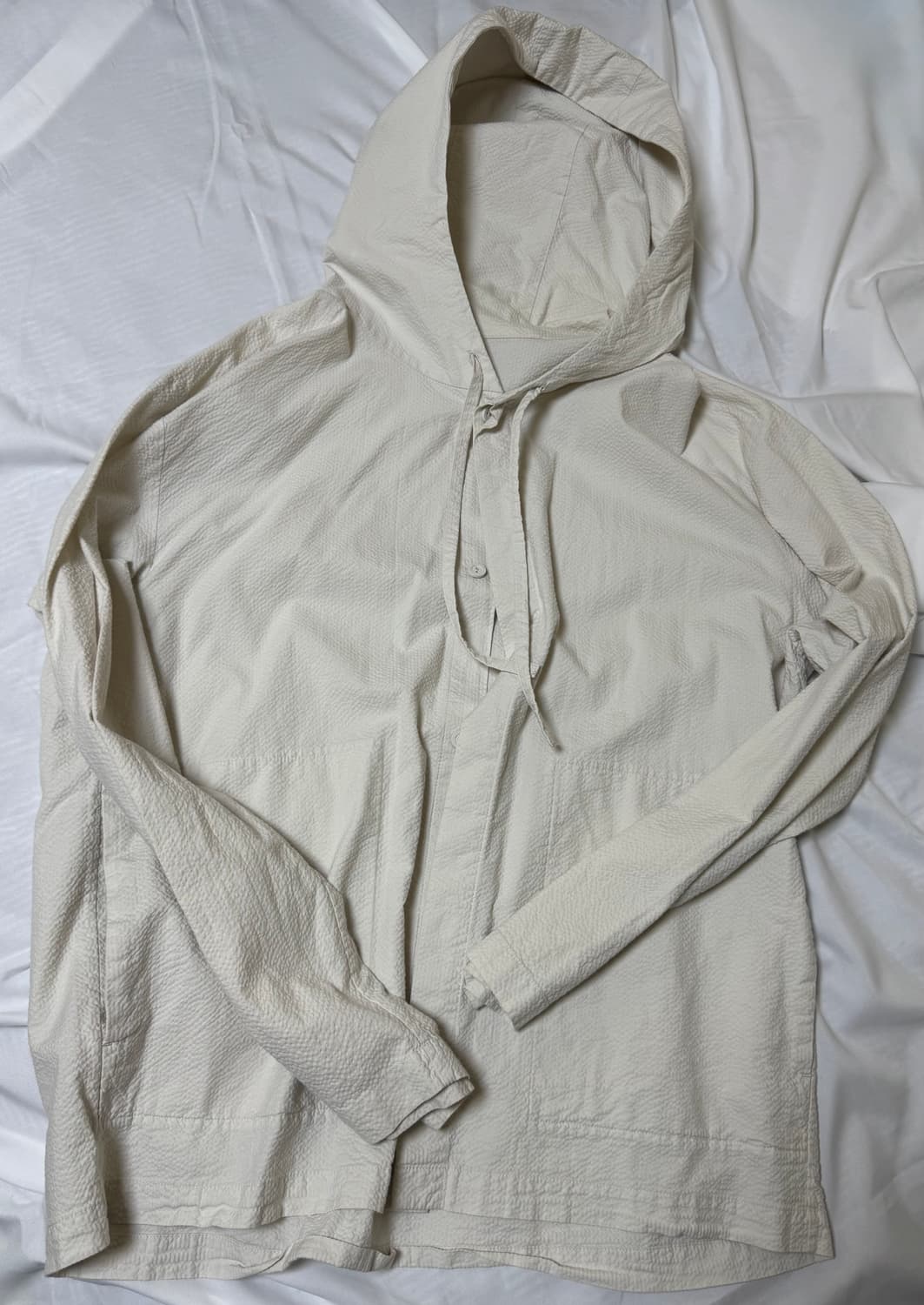 코스 시어서커 후드셔츠자켓 아이보리 L 상품이미지1