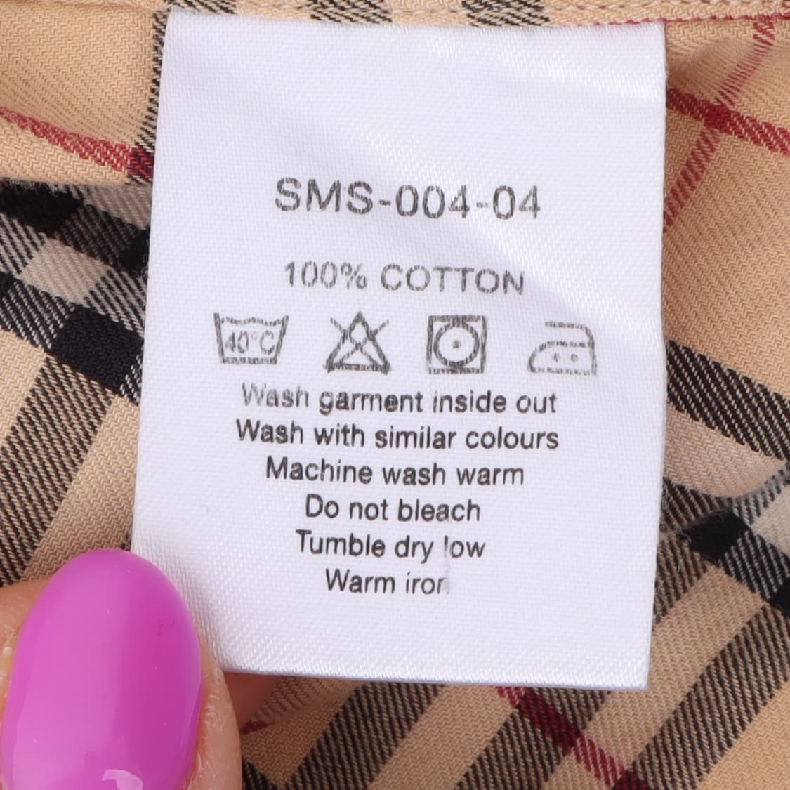 버버리 베이지 노바체크 포켓 로고 셔츠 상품이미지9