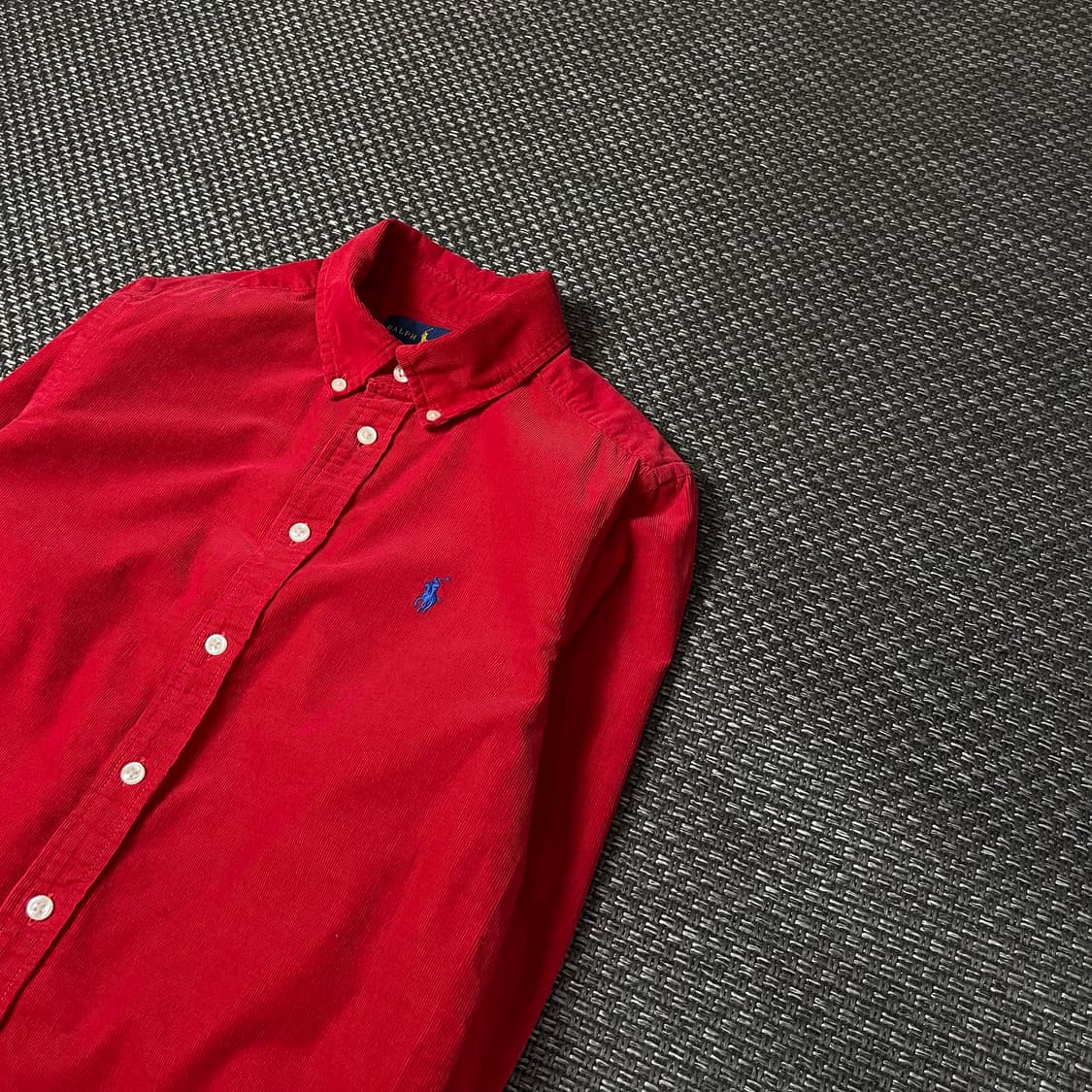 폴로랄프로렌 키즈 레드 코듀로이 긴팔 니트 M(10-12) 상품이미지5