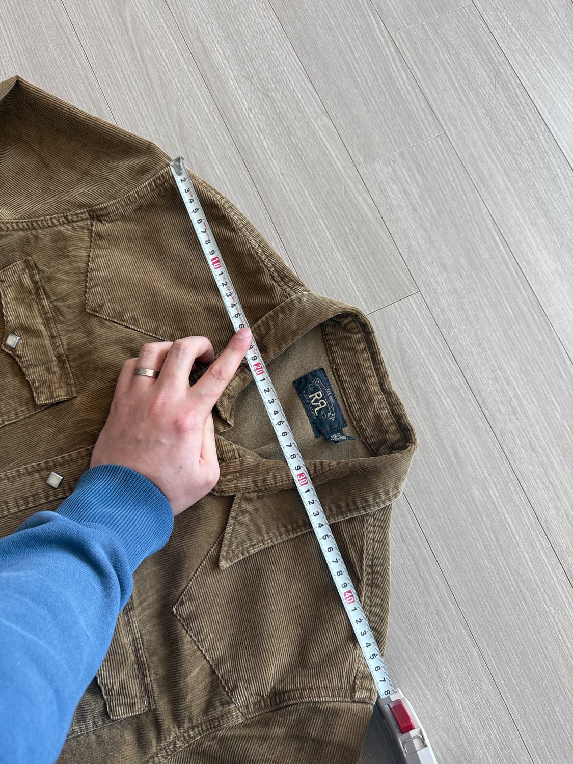 rrl 더블알엘 코듀로이 웨스턴 셔츠 xl 상품이미지5