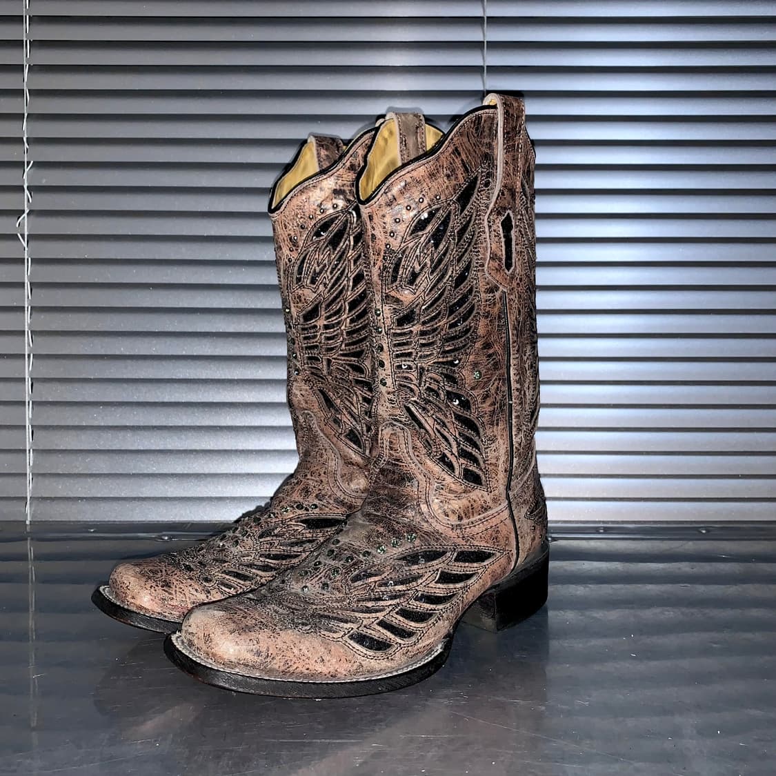 00s 코랄 엔젤 윙 블링 웨스턴 부츠 상품이미지2