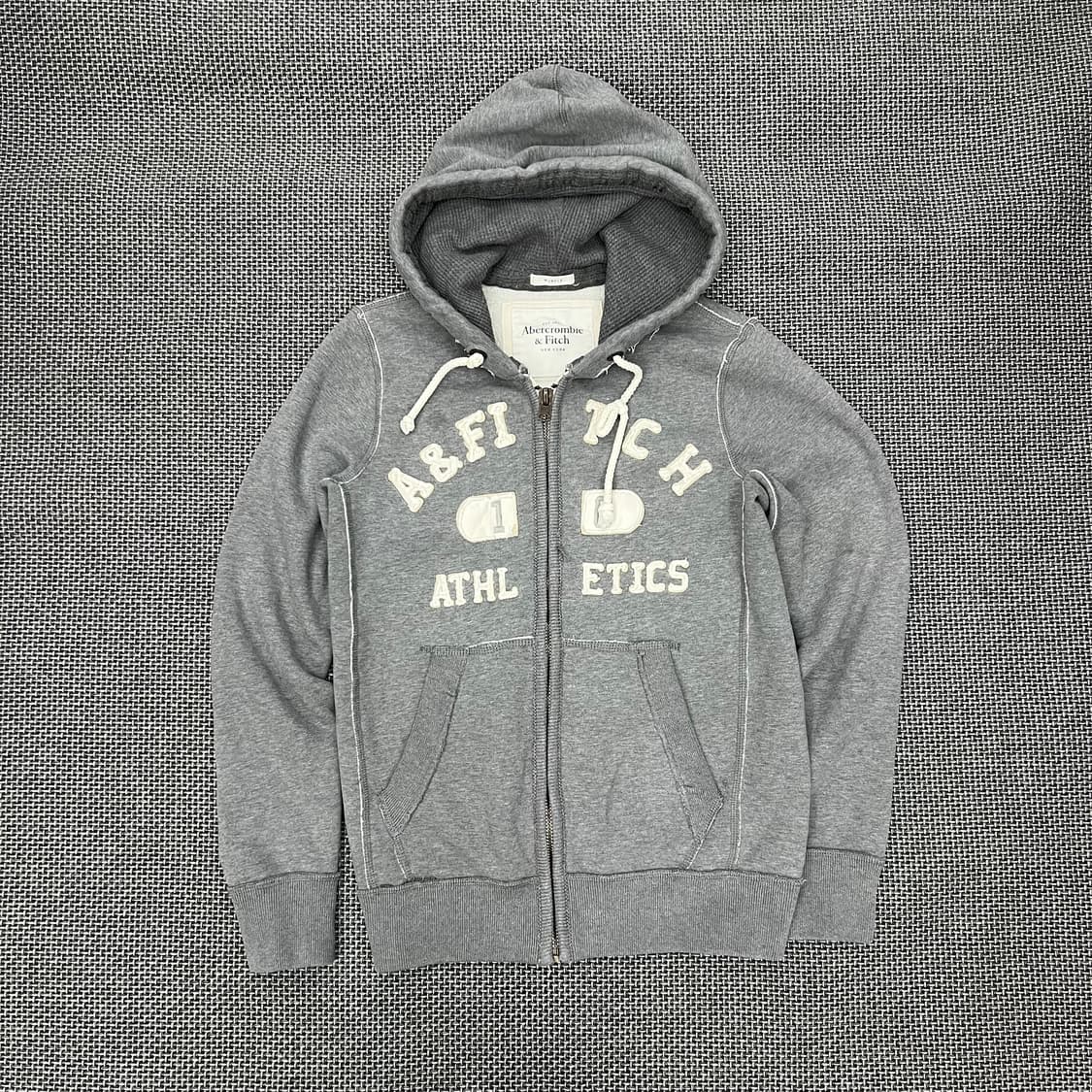아베크롬비 그레이 후드 집업 상품이미지1