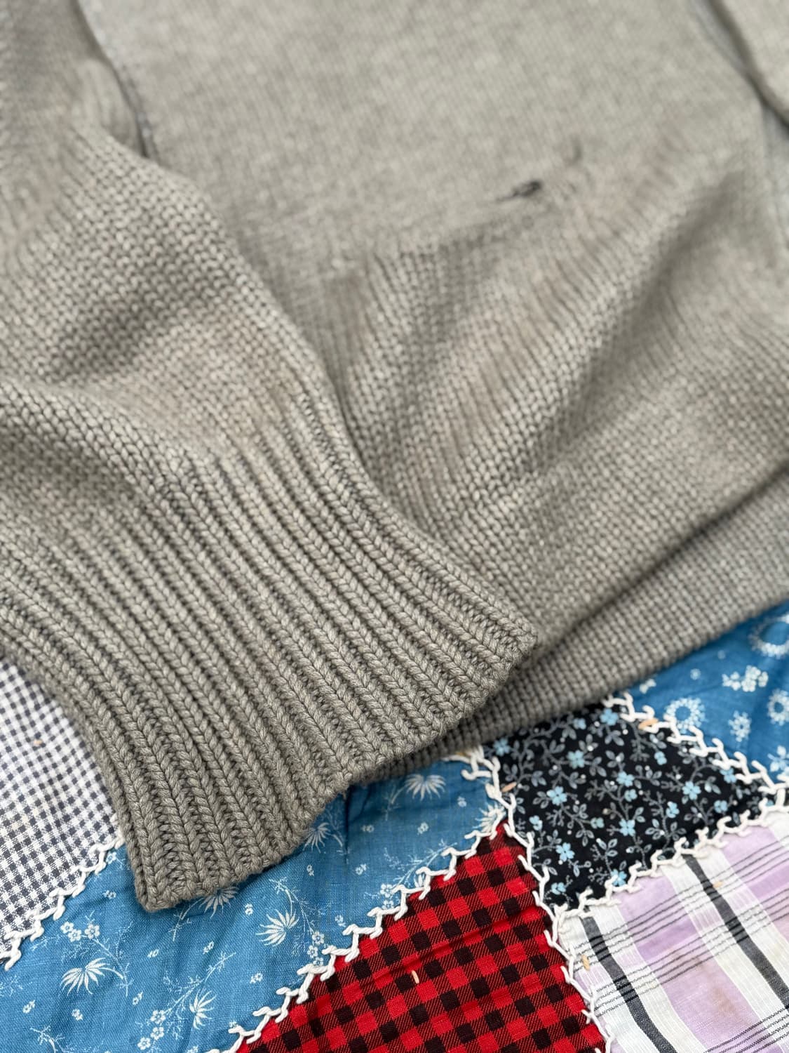 RRL Motor Auto Cycle Shawl Collar Cardig 상품이미지5