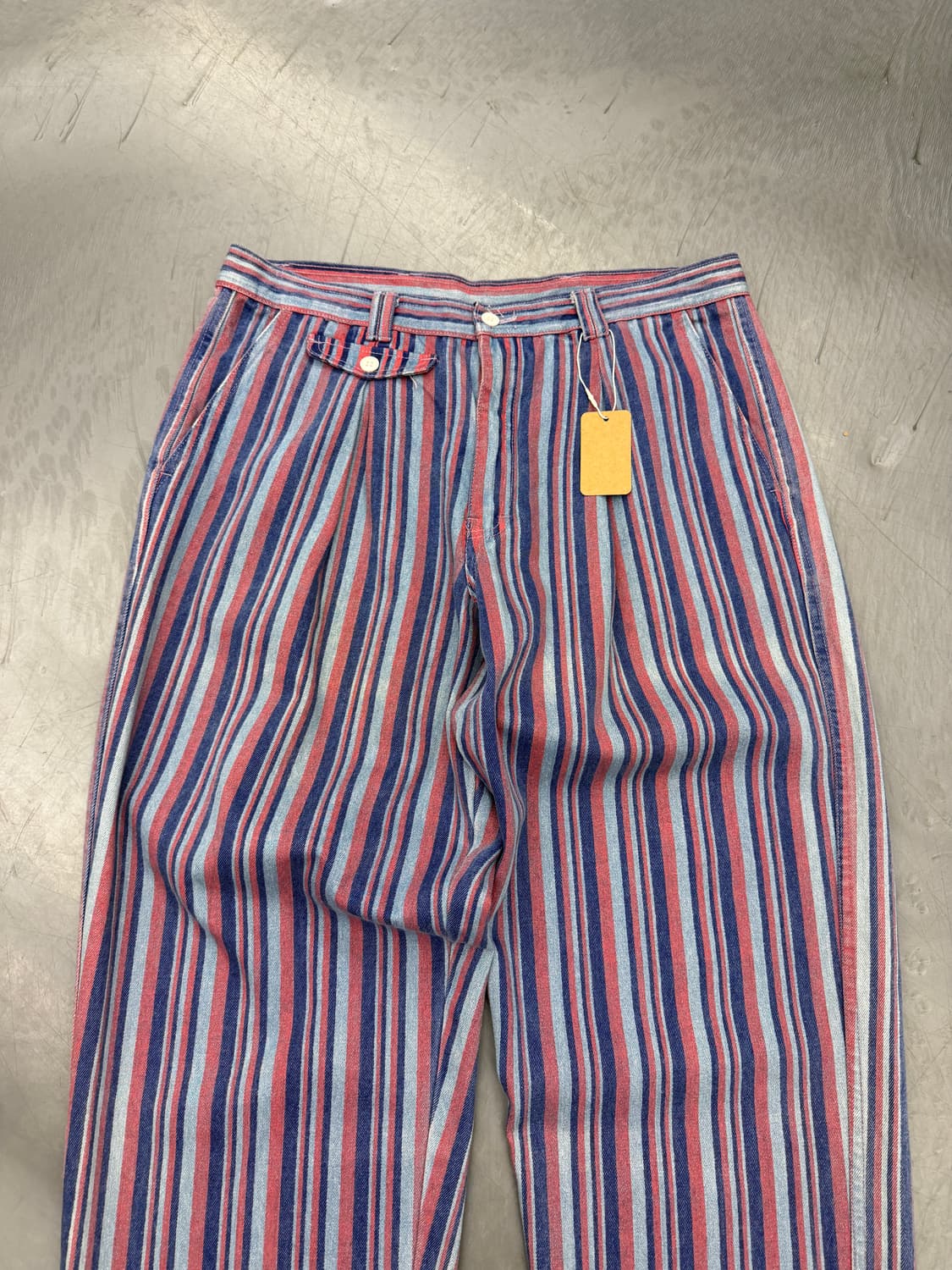 OLD EURO VINTAGE STRIPE WIDE 유로빈티지워크팬츠 상품이미지3