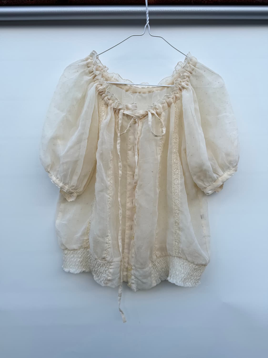 도트 블라우스 너드 상품이미지1