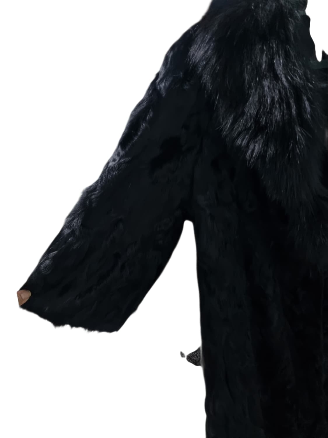 트리아나 양모 여우털 7부 코트 자켓 55-66 상품이미지3