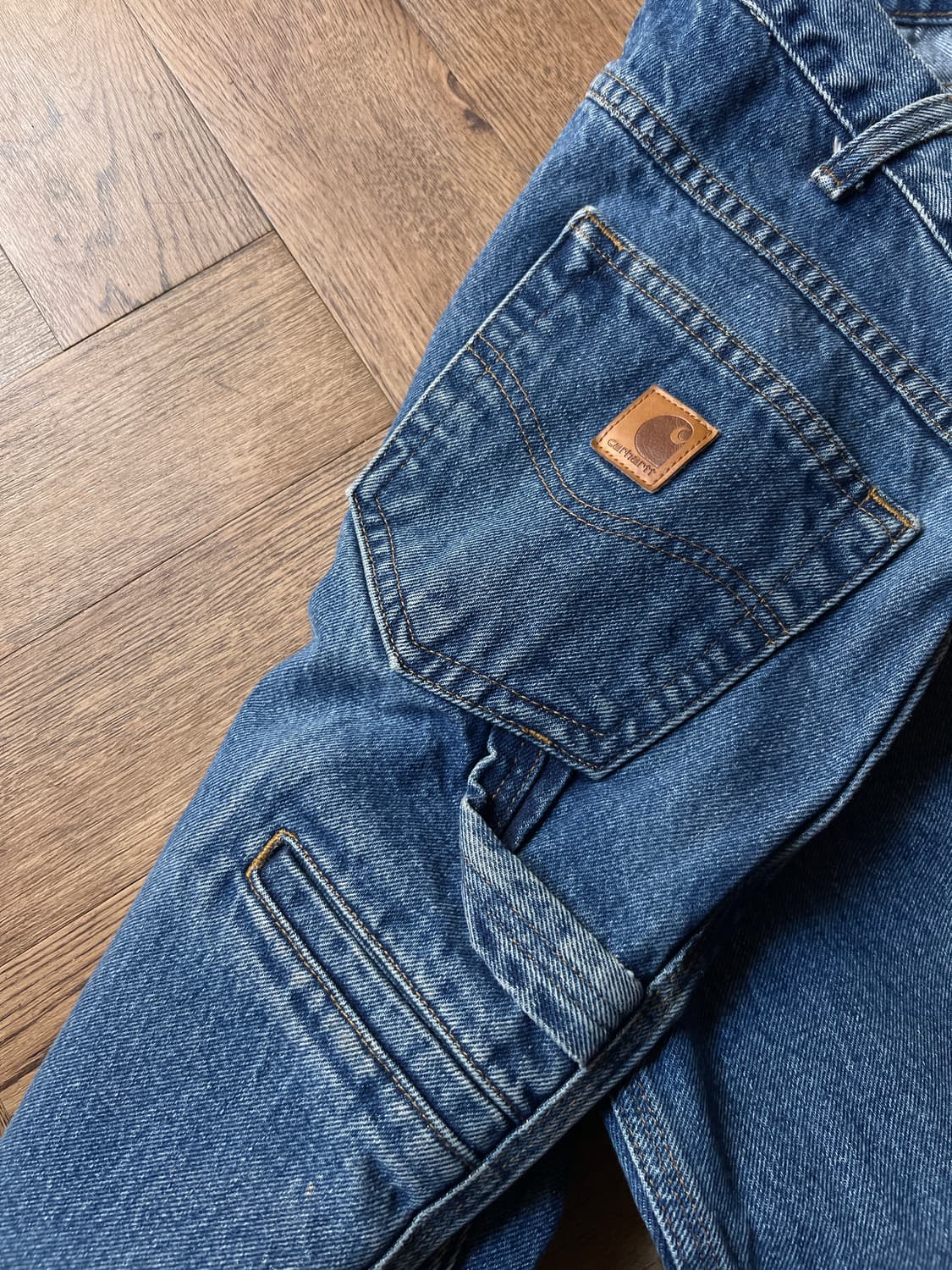 [38]칼하트 USA 빈티지 페인팅 워크 데님 팬츠 상품이미지7