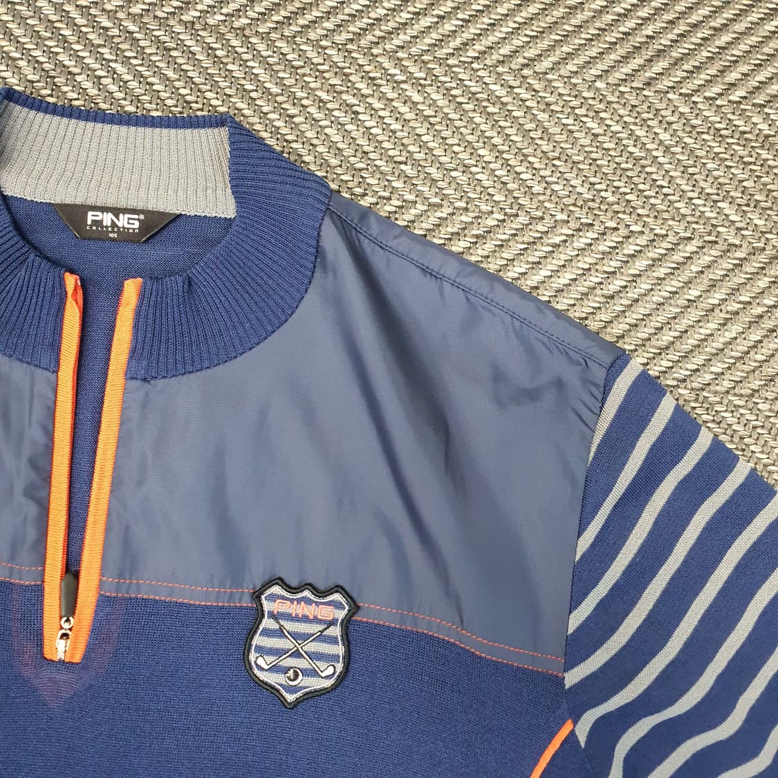 PING 핑 골프웨어 반집업 긴팔티 남자105 상품이미지3