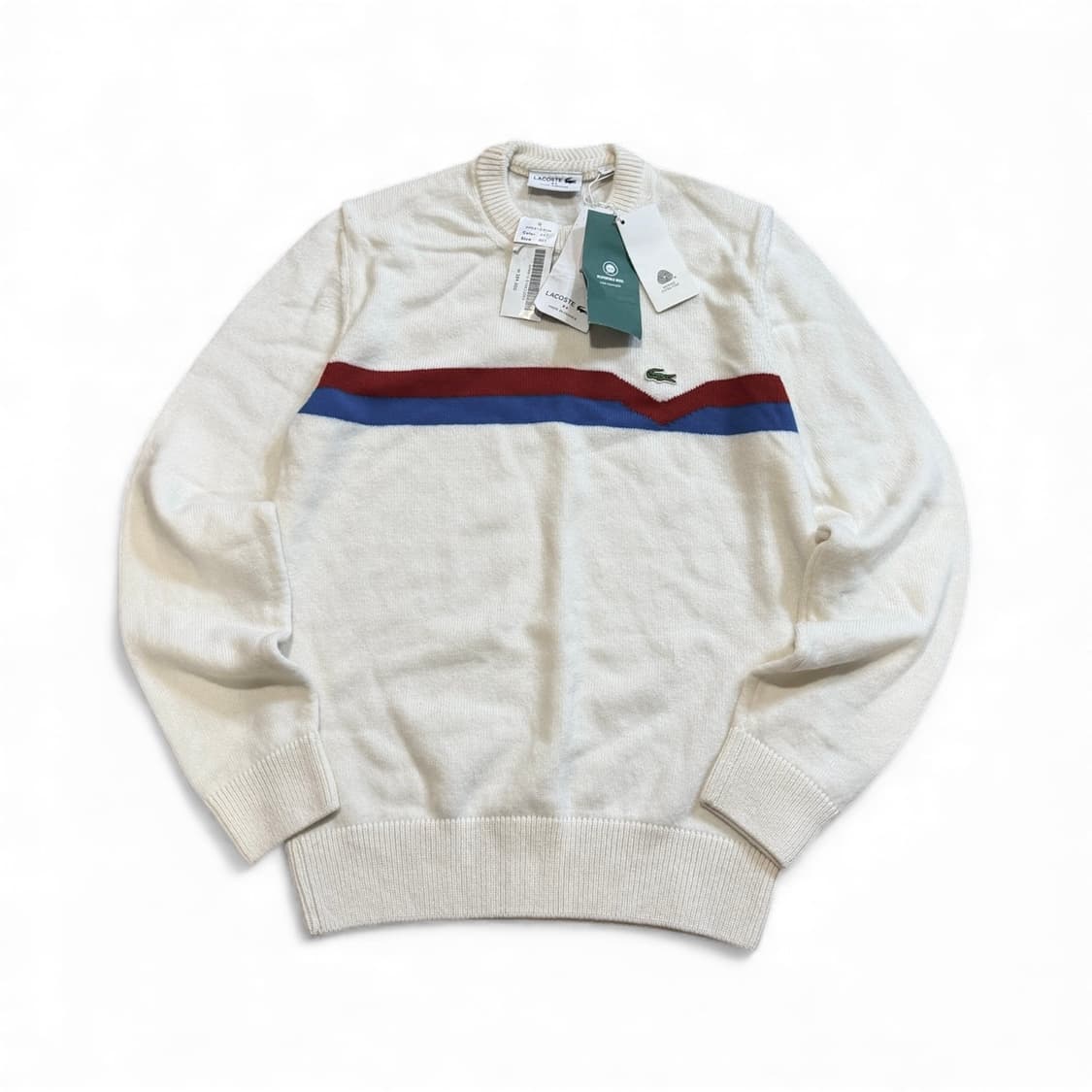 라코스테 MIF 라운드 핀 풀오버 울니트 상품이미지1