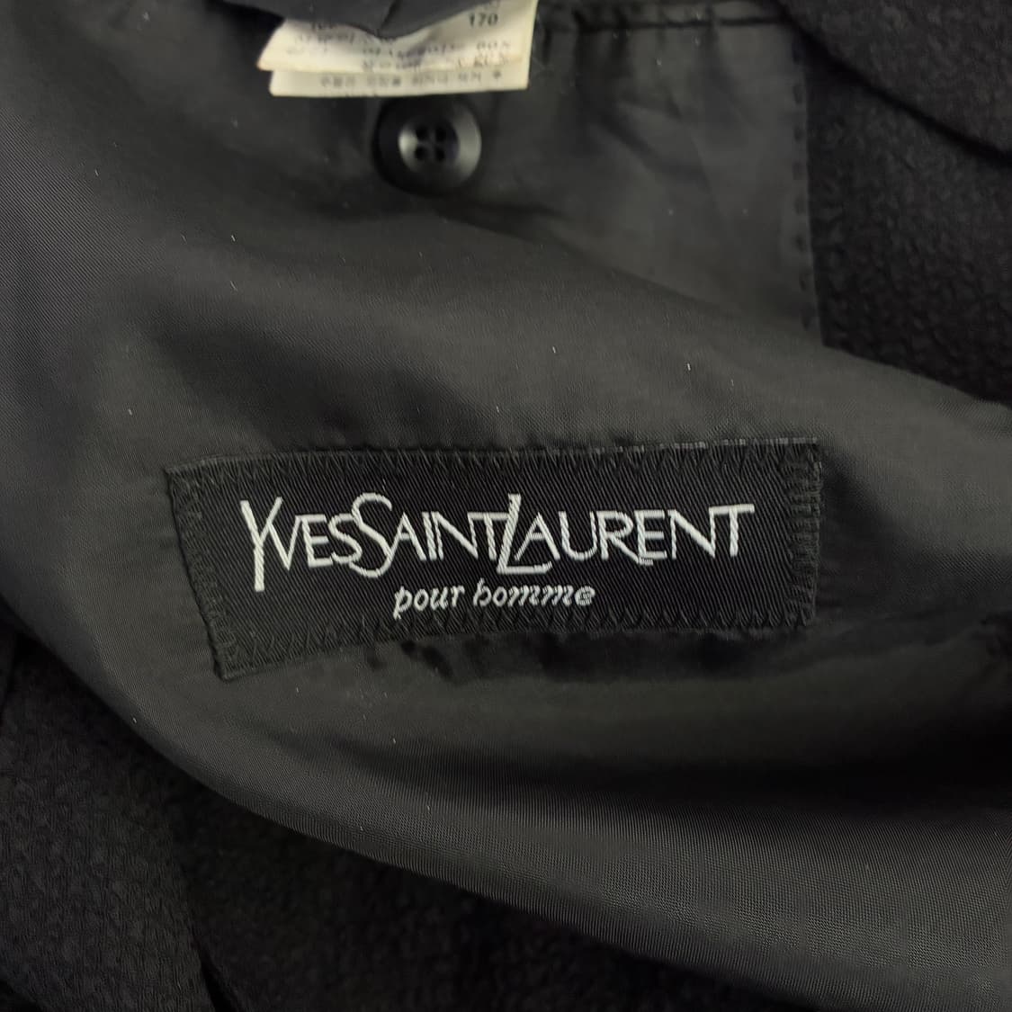 Yves Saint Laurent  이브생로랑 미니멀 블랙 블레이져 상품이미지5