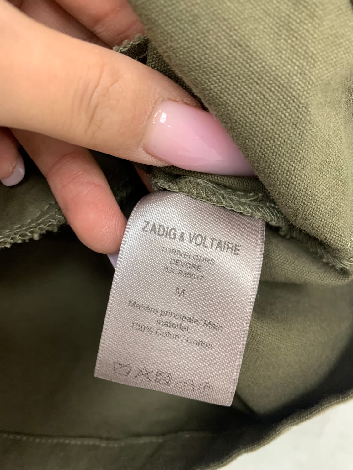 Zadig&Voltaire 밀리터리 후드 자켓 #467 상품이미지7