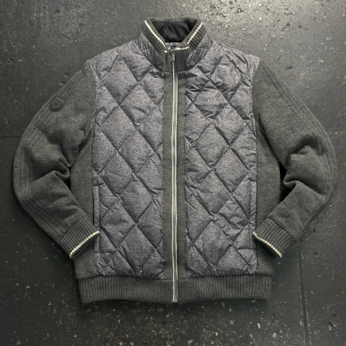 95-100 헨리코튼 하이브리드 니트 점퍼  상품이미지1