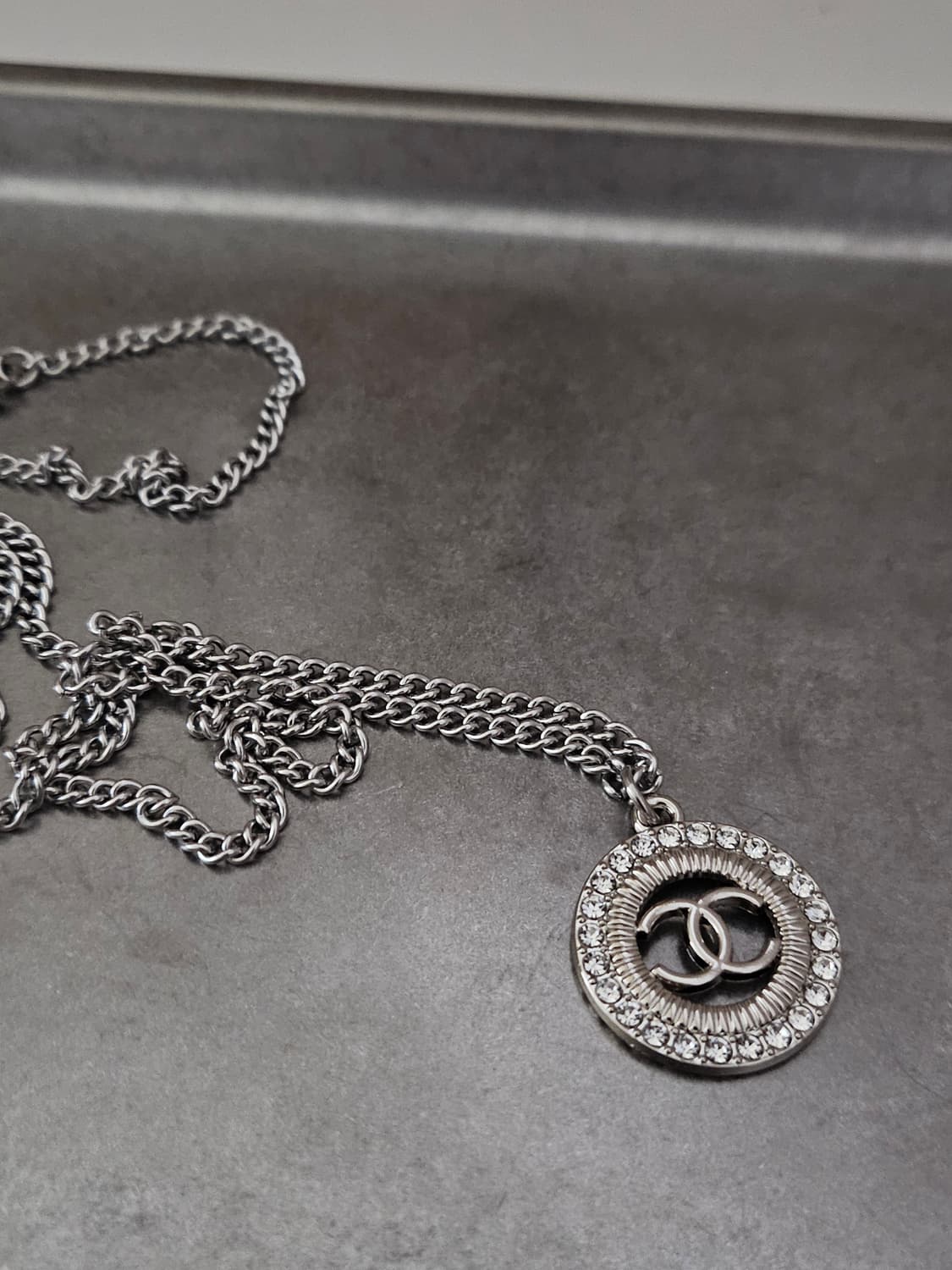 67 샤넬 빈티지 정품 목걸이 업사이클링 써지컬체인 상품이미지1