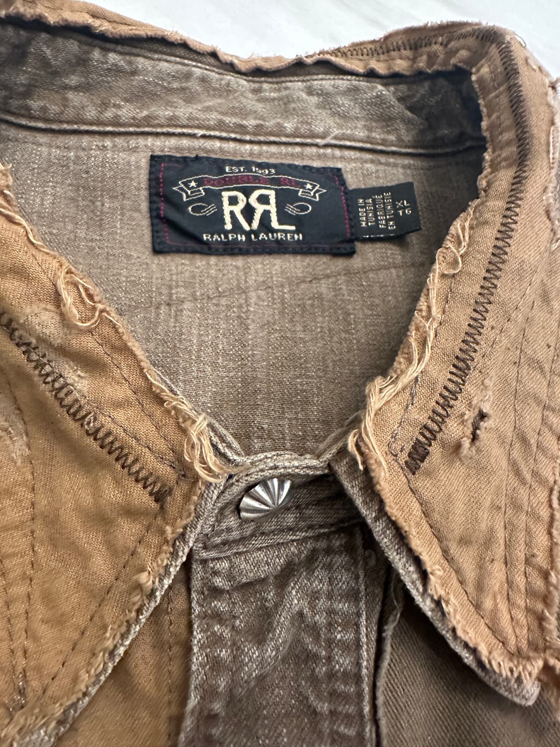 더블알엘 리미티드 패치워크 웨스턴셔츠 상품이미지4