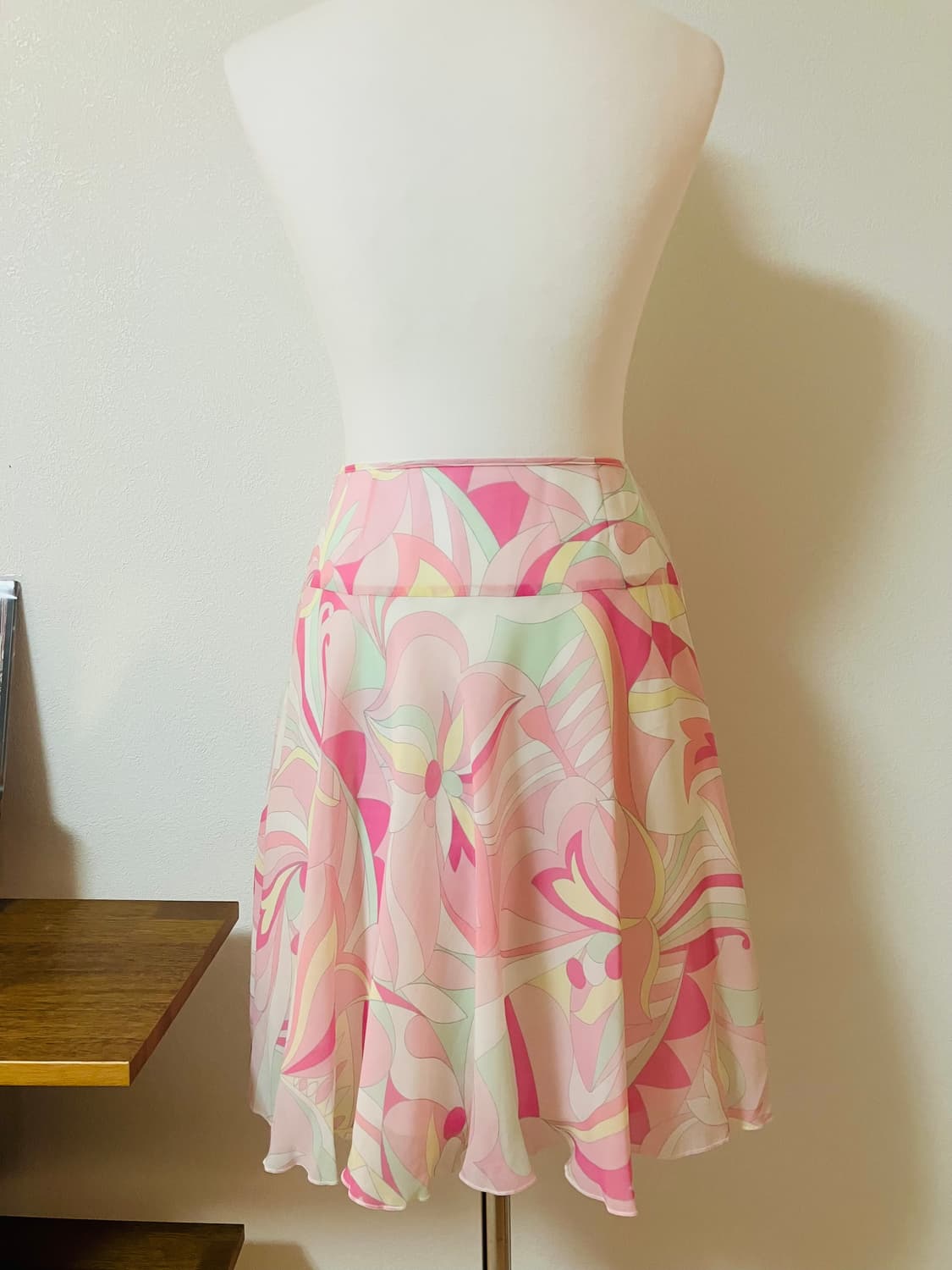 Rue de b 플라워 패턴 핑크 스커트 상품이미지4