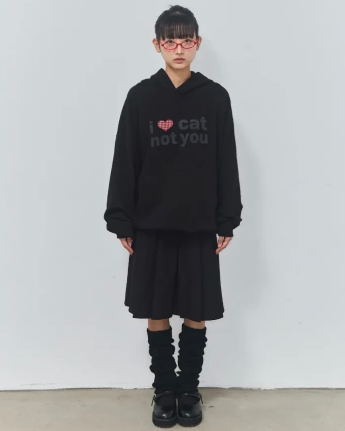 잇자바이브 고양이귀 후드티 상품이미지3