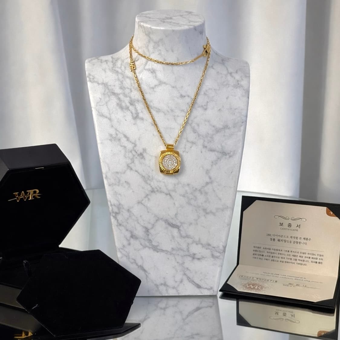 [한정판/L] 워치링 롤렉스 RX 다이아 옐로우 골드 18k 상품이미지1