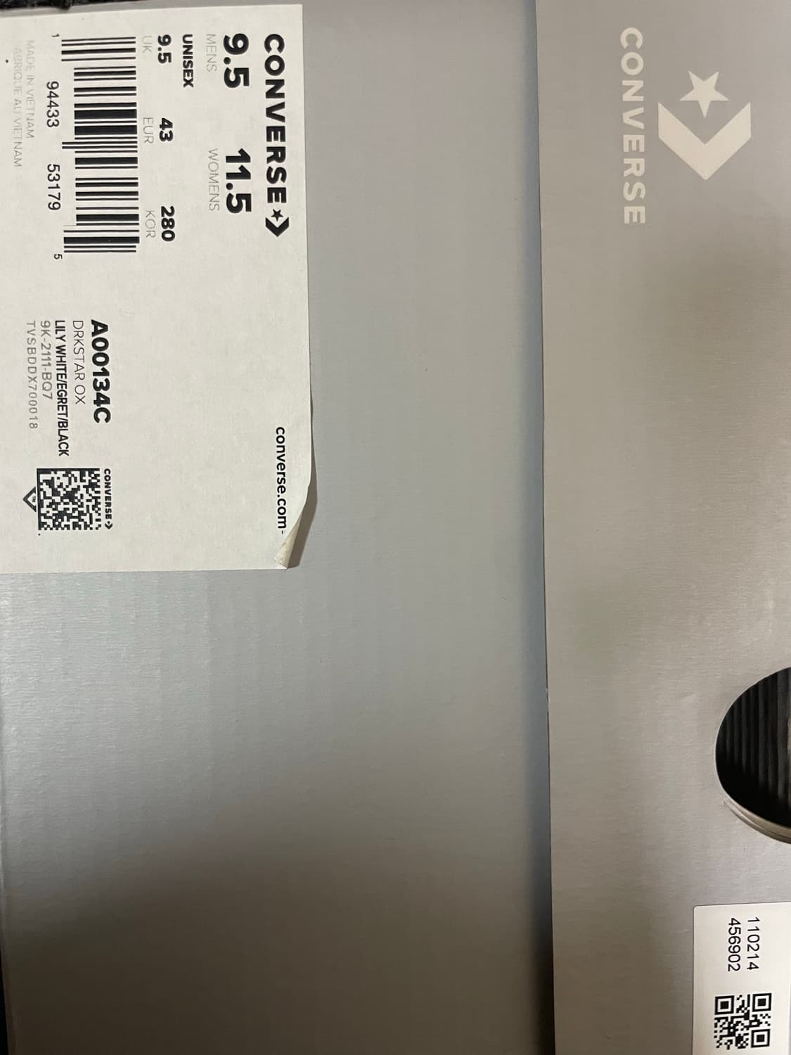 릭오웬스 다크쉐도우 컨버스 로우 화이트 상품이미지8