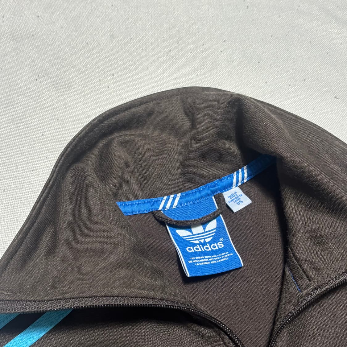 95 아디다스 파이어버드 블루라인 브라운 트랙탑 상품이미지4