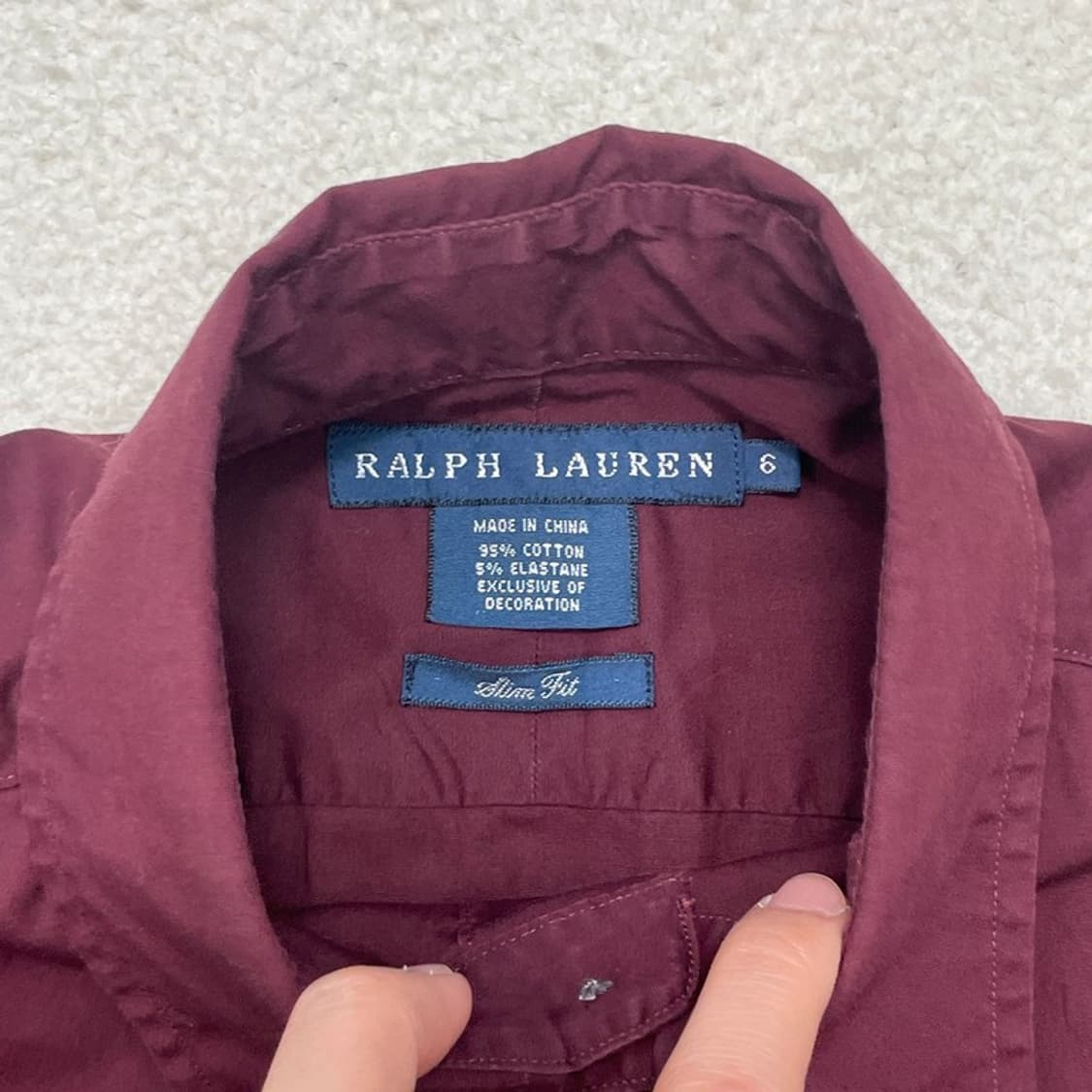 RALPH LAUREN 와인 셔츠 6 상품이미지5