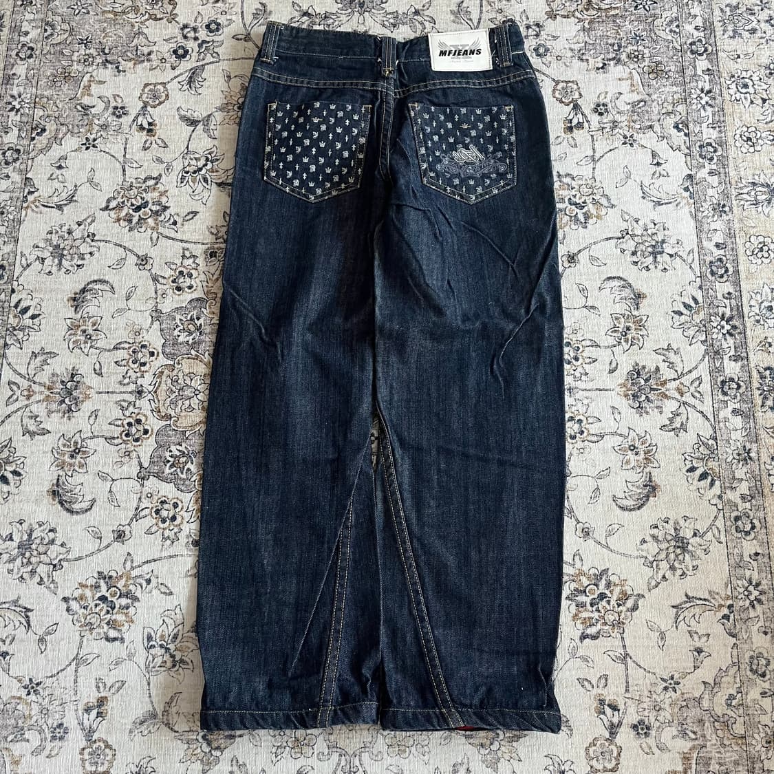 MF! 마자플라바 레터링 디테일 데님팬츠 상품이미지6