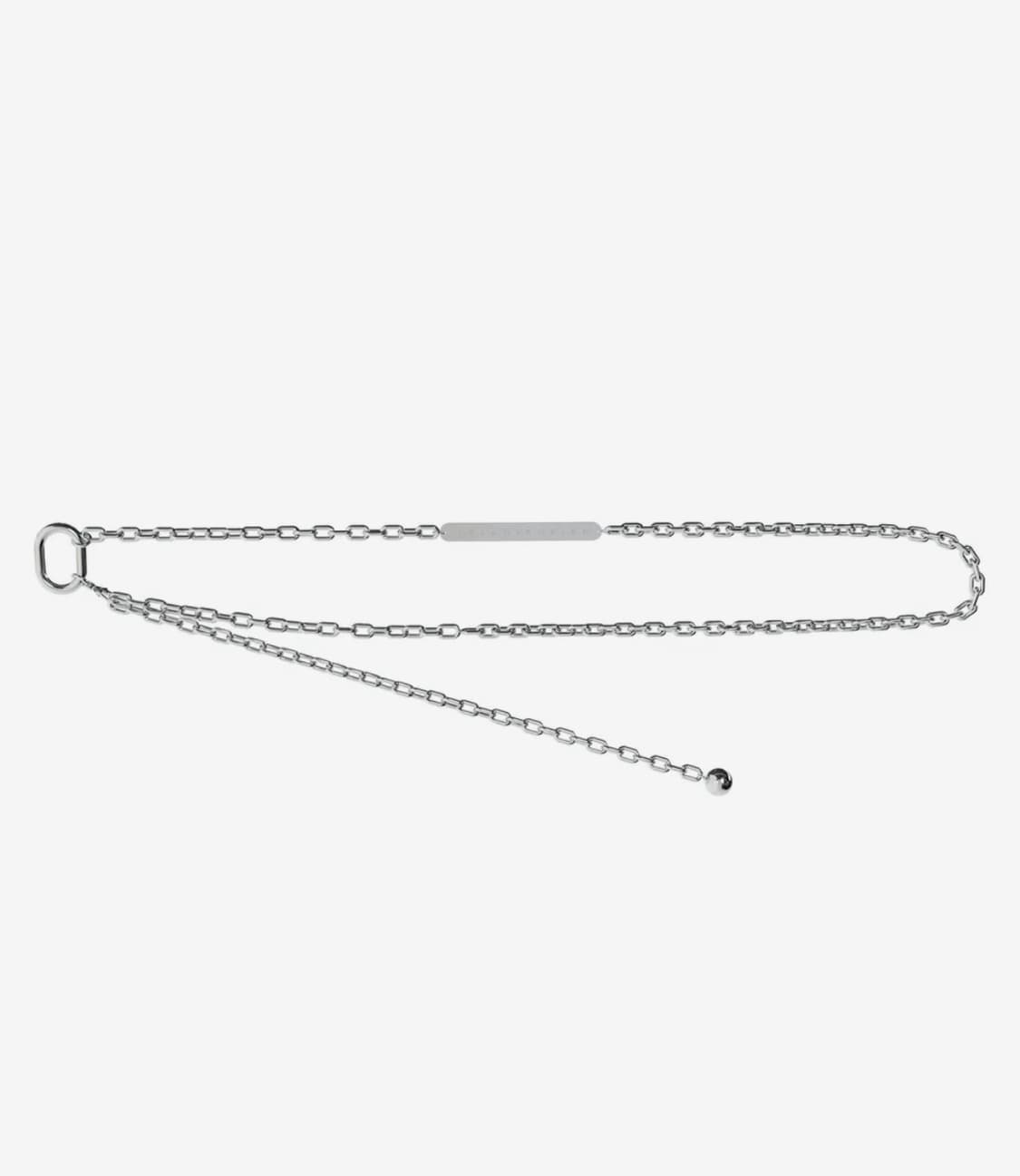 트리밍버드 실버 메탈 체인 벨트 상품이미지1