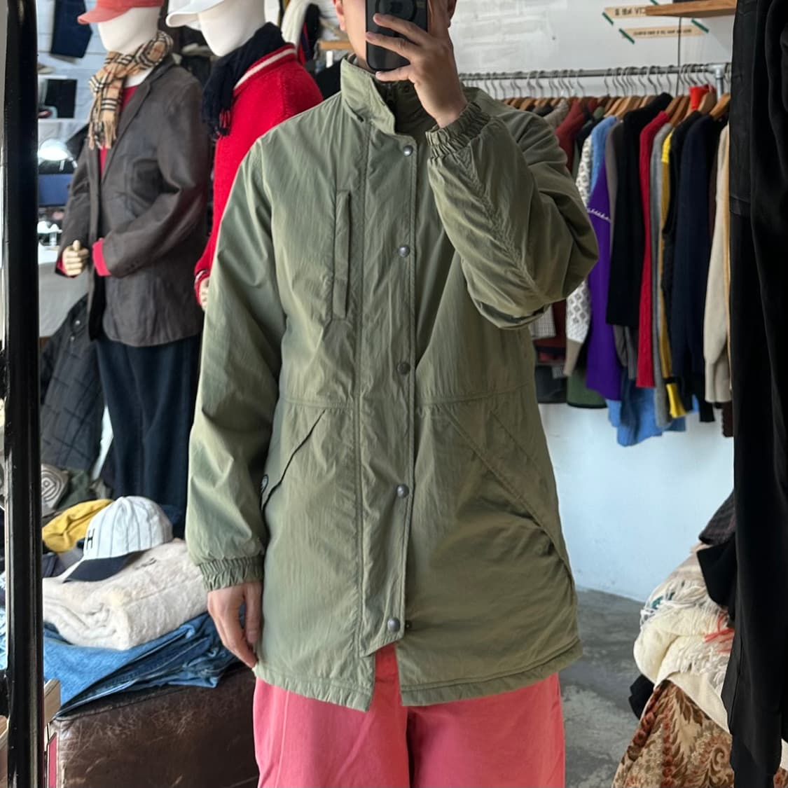 (착용컷) Champion 아웃도어 자켓 (남성용 M) 상품이미지3