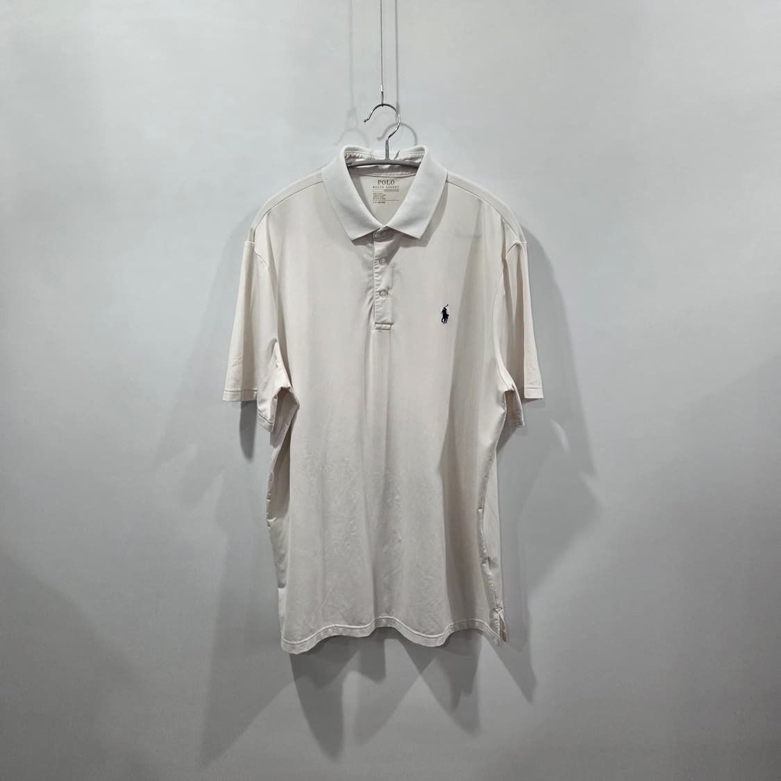 폴로랄프로렌 기능성 카라 화이트 반팔티 L  상품이미지1
