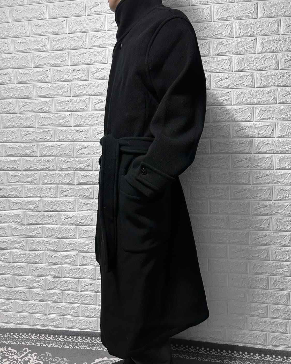 Avangarde Heavy Wool High-neck Coat 상품이미지4
