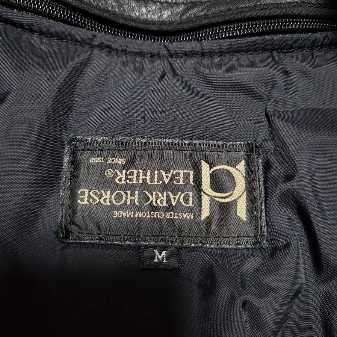 (m) 할리데이비슨 패치 다크호스 가죽 자켓 상품이미지10