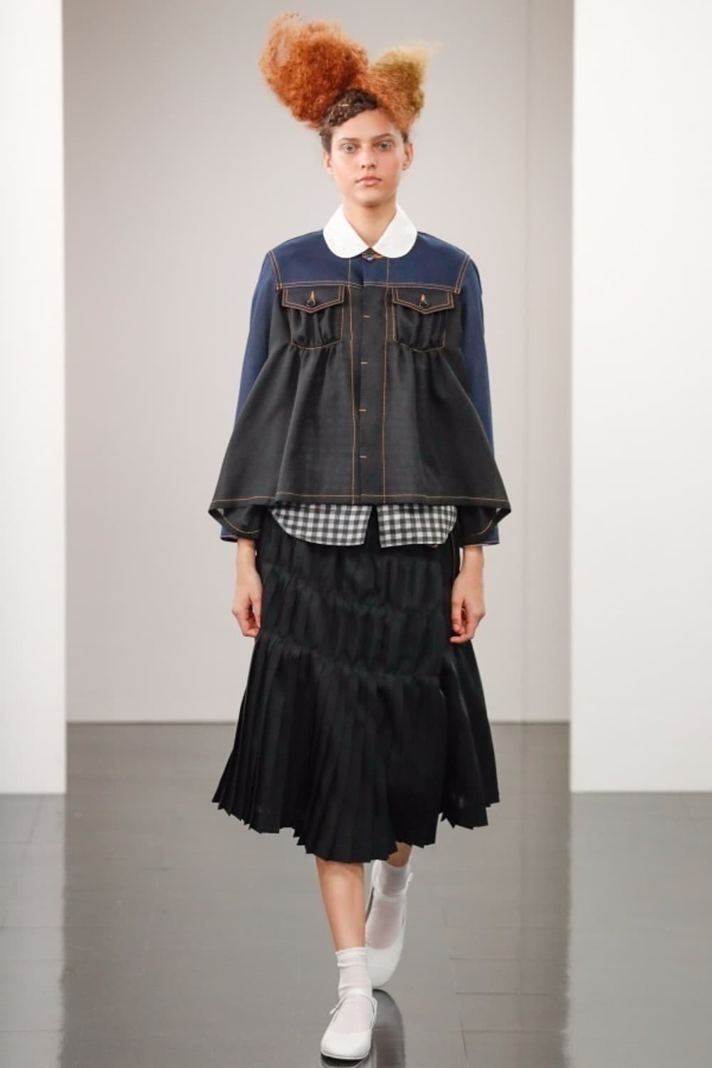 Layer Shirring Pleats Wrap Skirt 상품이미지1