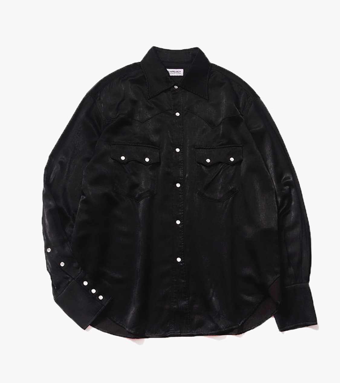 BEAMS BOY - 25FW SATIN WESTERN SHIRT 상품이미지1