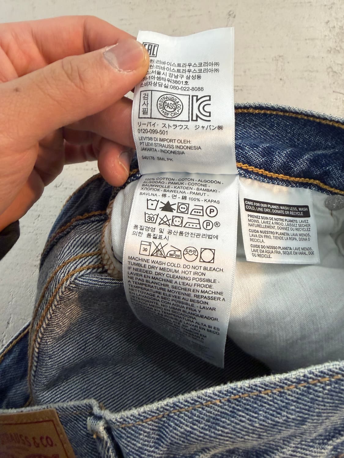 리바이스 데님 스커트 상품이미지4