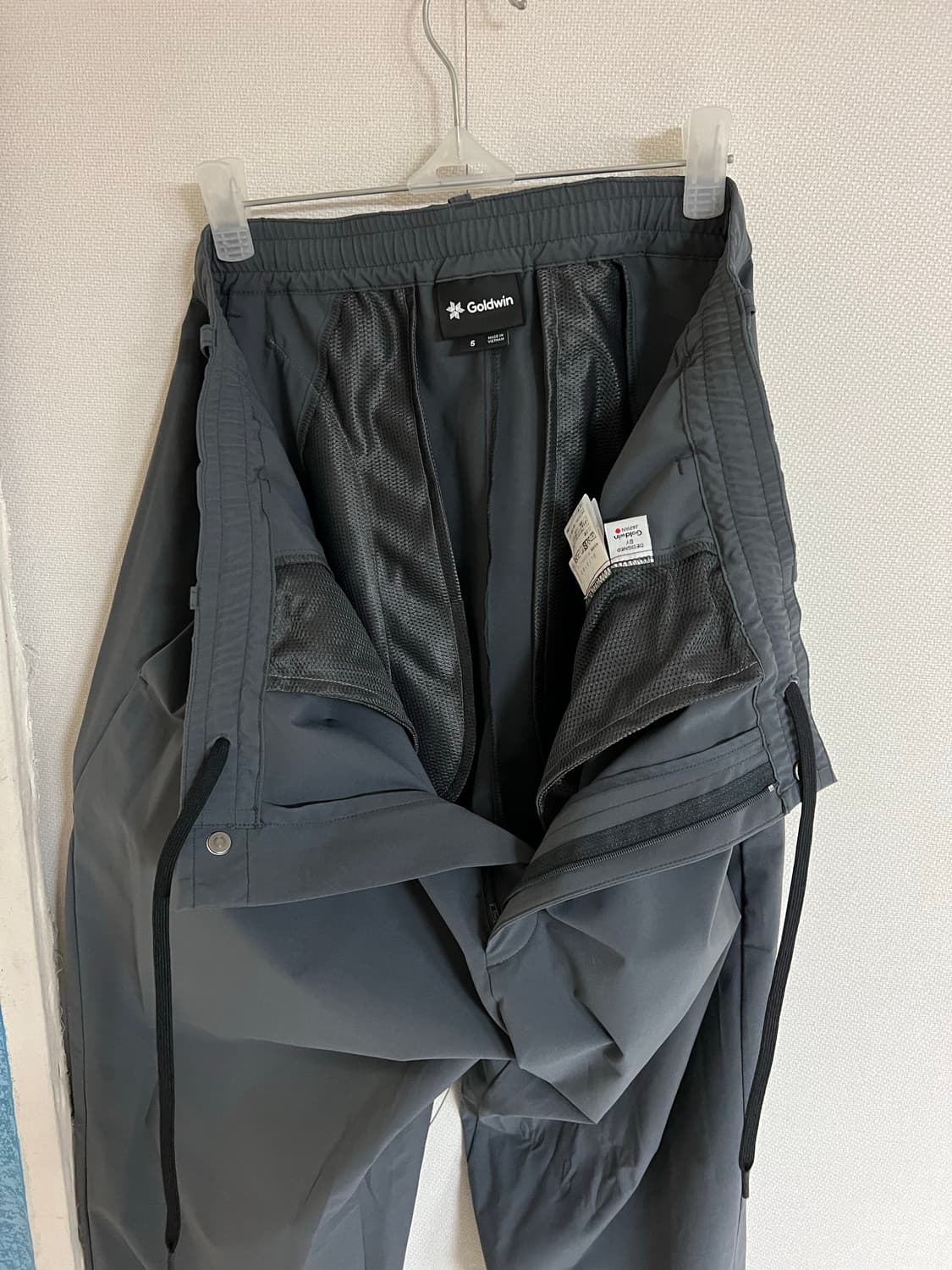 Goldwin 골드윈 원 턱 테이퍼드 라이트 팬츠 5사이즈 상품이미지5