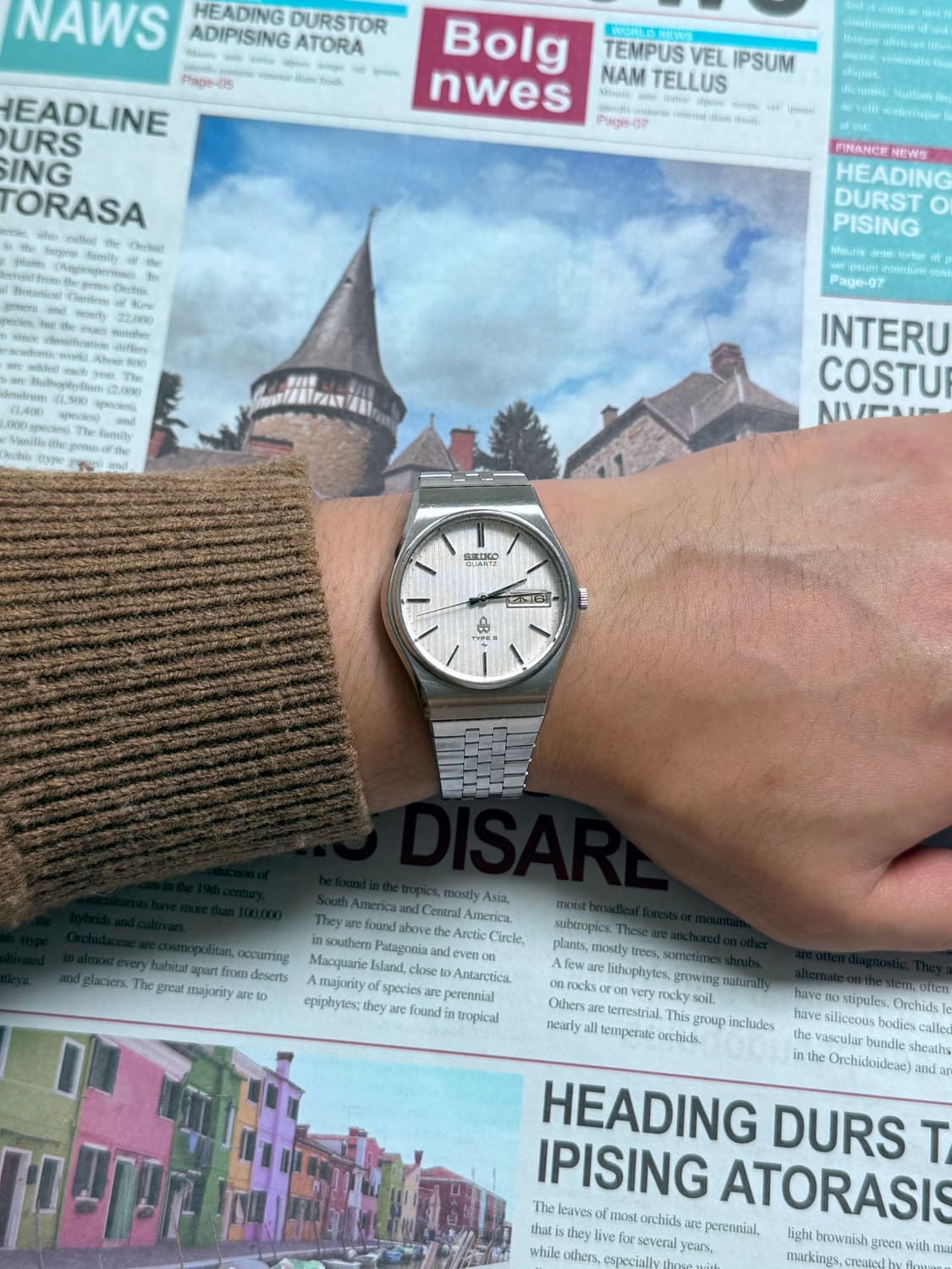 Seiko 세이코 쿼츠 TYPE II 데이 데이트 상품이미지8