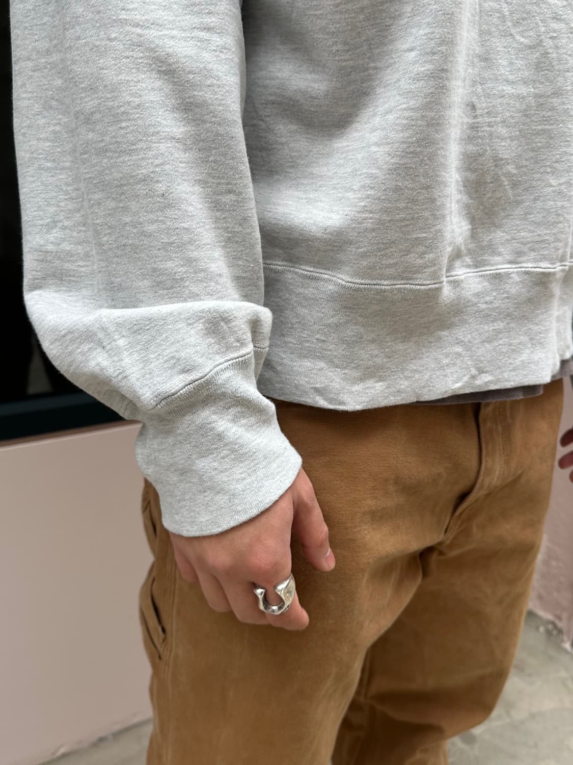 90’s Double RL American Eagle logo sweat 상품이미지7