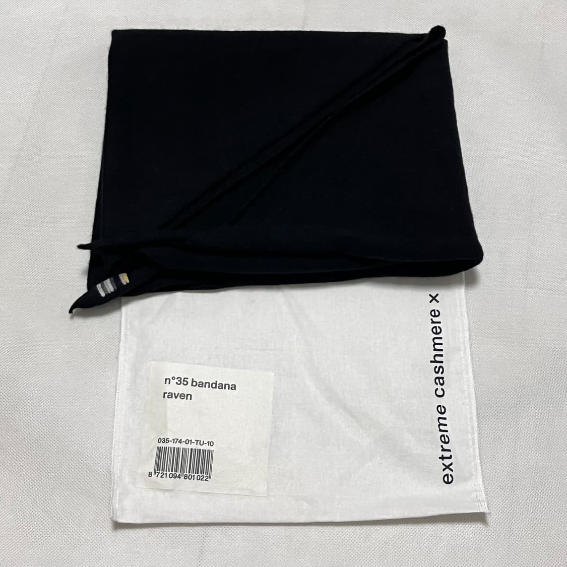 익스트림캐시미어 26ss 반다나 스카프/블랙 상품이미지3